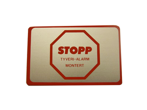 Stoppmerke Klebe (45x70 mm)