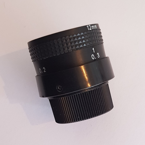 HS1212D - Objektiv / Linse, 12 mm, 1/2, Manuell iris