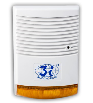 Eliminator 12 - Kraftig Sirene & Strobe, 13,8 VDC (125Db)