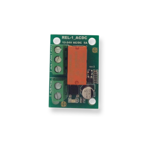 Rel-1 ACDC - Universalrele, 12-24VAC/DC (5AMP/230V)