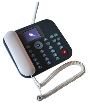 3G - GSM-Bordtelefon, fungerer som en vanlig mobil.