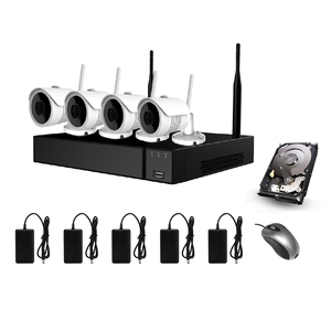 Trådløs kamerapakke, 2 MP, 4 Kamera, 1 TB HDD