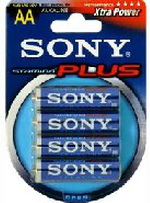 1.5V/AA - Sony batterier, 4 stk/pakke