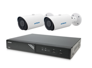 Startpakke 8 Megapixel - 2 x 8.0 MP Bullet kameraer