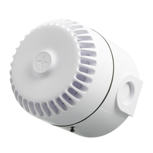 Hvit sirene, 9-28VDC, 26 varslinger, IP65 (103Db)