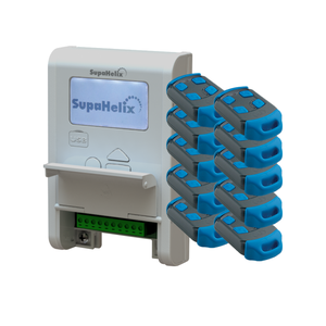 Garasjeåpnerpakke - Supahelix + 10 Fjernkontroller