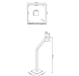 monteringsstolpe-for-port-bom-garasje-bil - produkter/07236/Stolpe.png