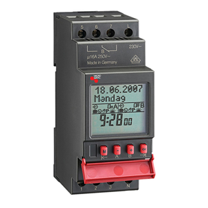 Døgn / Ukeur - 12V - Opplyst display - Sommer/Vintertid
