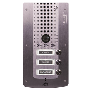 SIP / IP porttelefon, PoE, 3 knapper (innfeldt)
