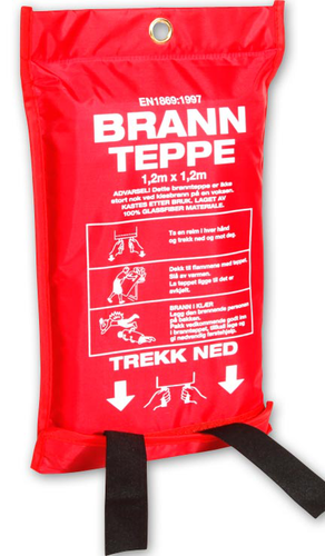 Brann Teppe - Myk pose (120x120CM)