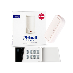 Pitbull Alarm PRO pakke - Sentral, Kodelås, Sirene