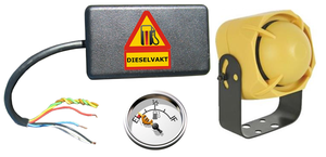 Dieselvakt  + Trådløs sirene 24V til A3+