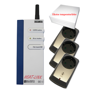 XL Pakke Heat-link A22+4, Ekstra Tempsensor & 3 Plugger