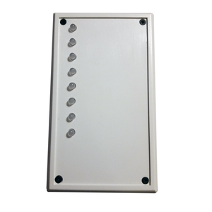Kontrollpanel for åtte dører, med LED, rele & summer (12V)